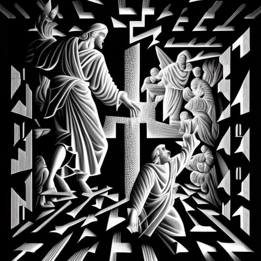 In the style of MC Escher