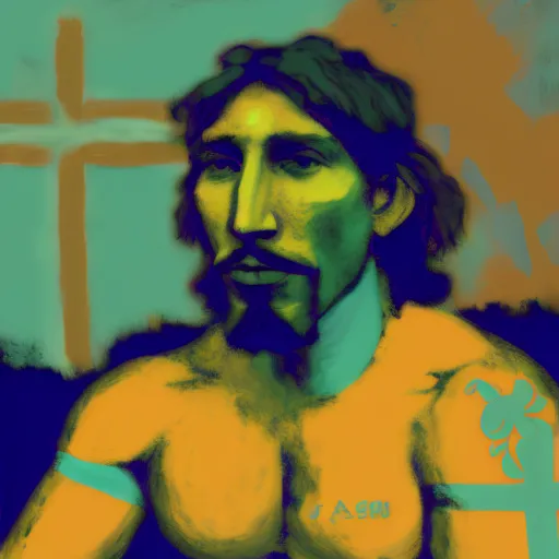 In the style of Paul Gauguin