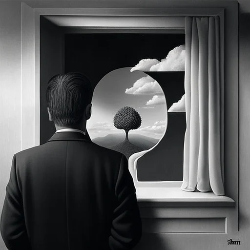 Im Stile von René Magritte
