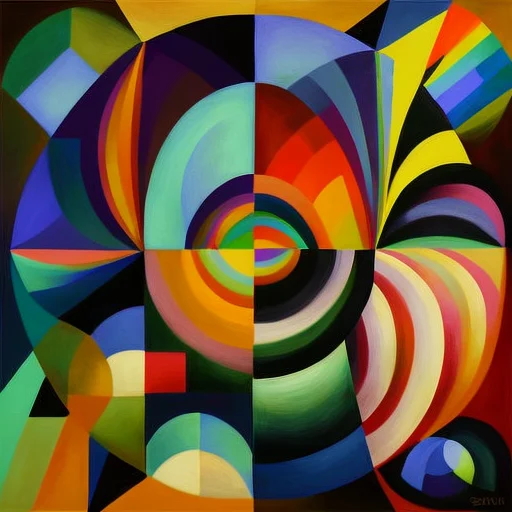 Im Stile von Sonia Delaunay