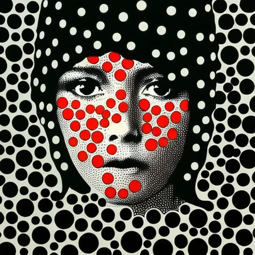 Im Stile von Yayoi Kusama